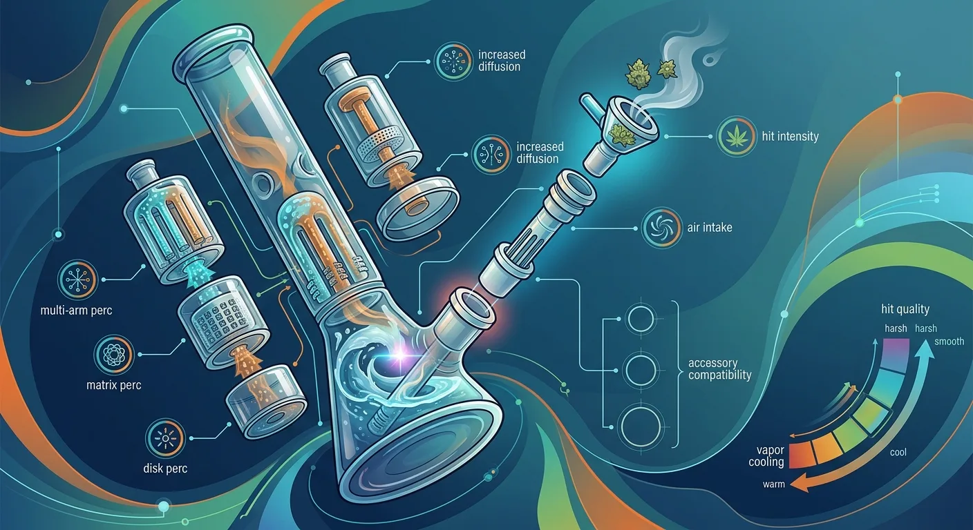 Bong Anatomy: Percolators, Downstems, Joint Sizes and What Actually Changes the Hit