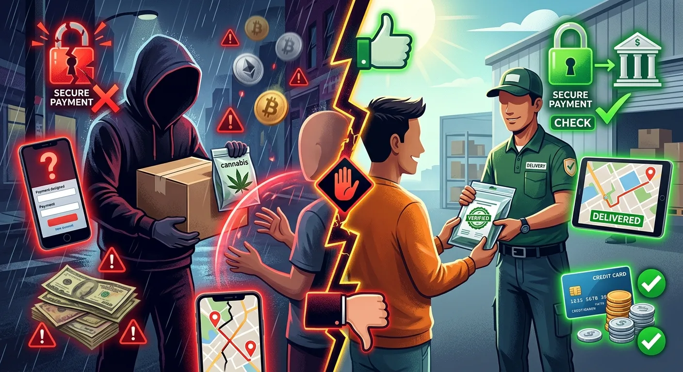 How to Spot a Cannabis Delivery Scam: Red Flags Before You Pay