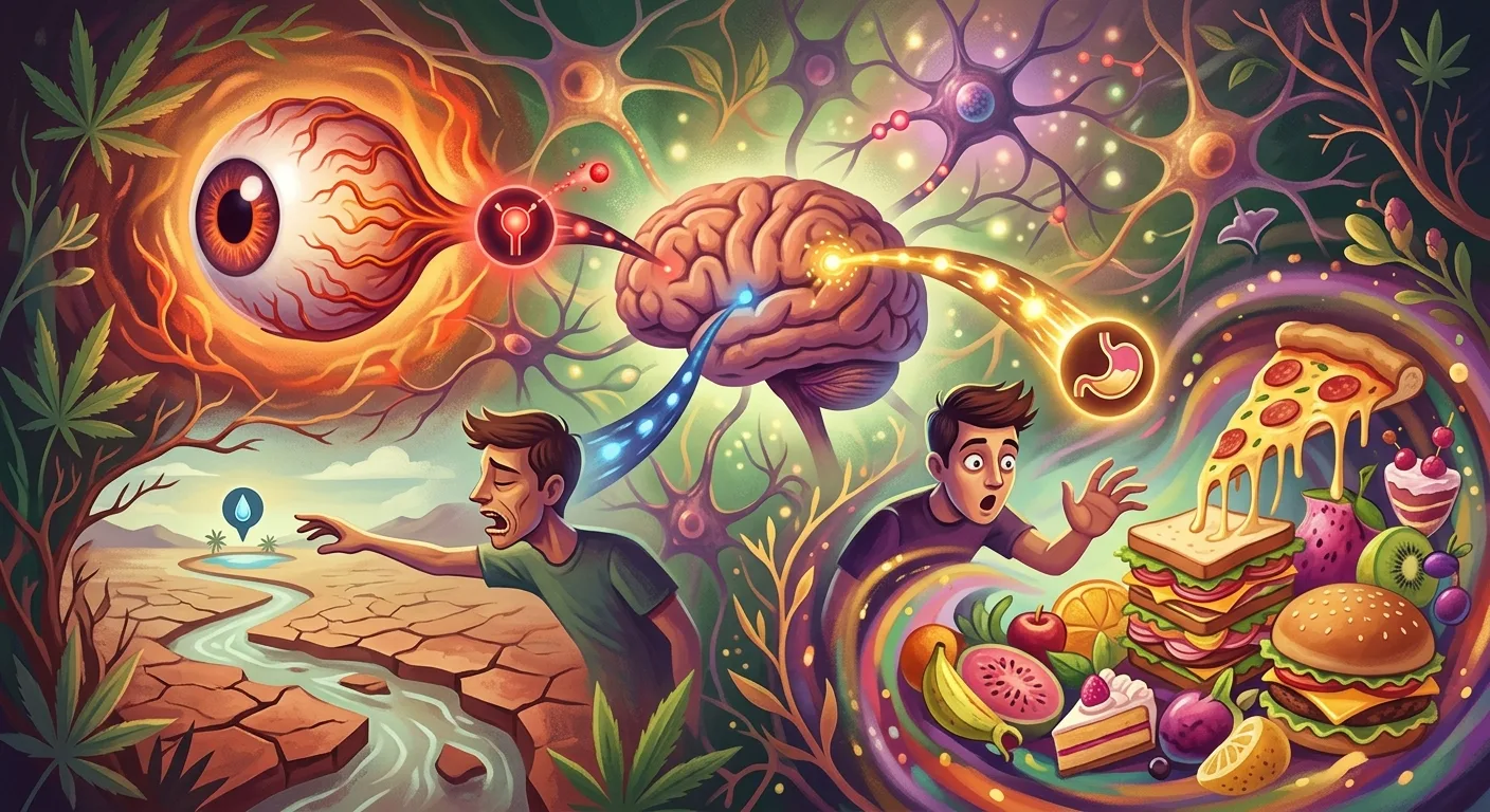 Why Does Weed Cause Dry Mouth, Red Eyes and the Munchies?
