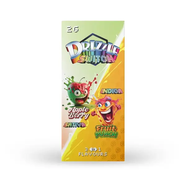 Drizzle 2g Switch Vape 3-in-1 (Apple Berry & Fruit Punch)