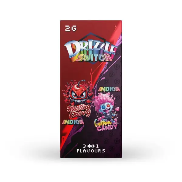 Drizzle 2g Switch Vape 3-in-1 (Blasting Cherry & Cotton Candy)