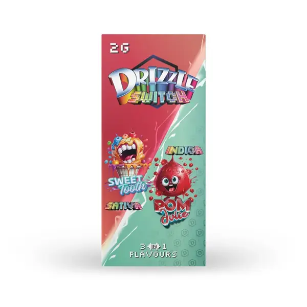 Drizzle 2g Switch Vape 3-in-1 (Sweet Tooth & POM Juice)
