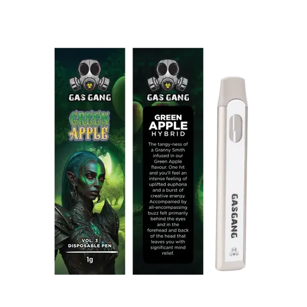 Green Apple Gas Gang 1g THC Vape