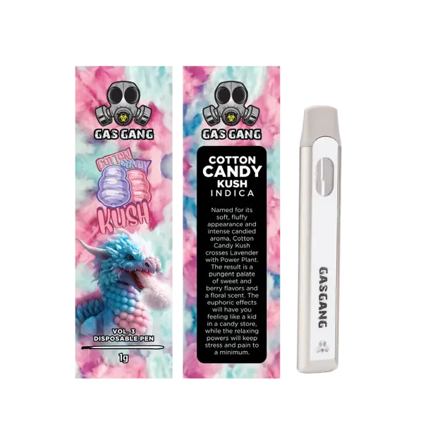 Cotton Candy Kush Gas Gang 1g THC Vape