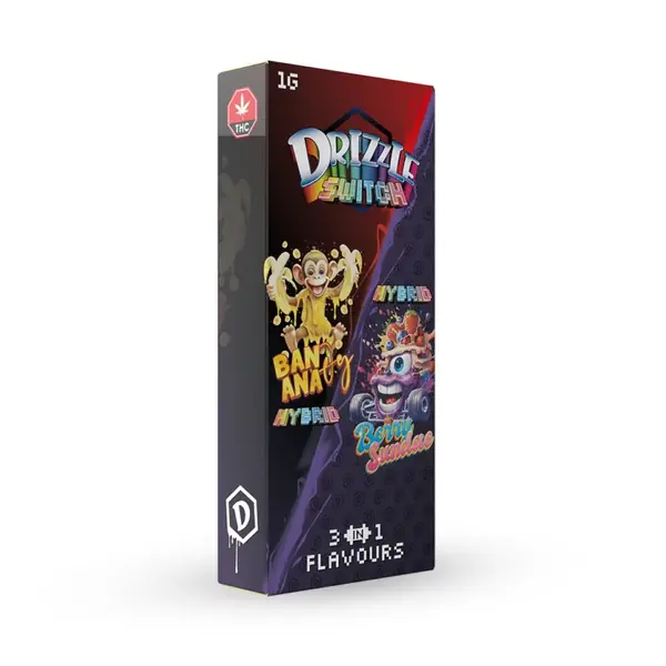 Drizzle Banana OG/Berry Sundae 1g Switch Vape