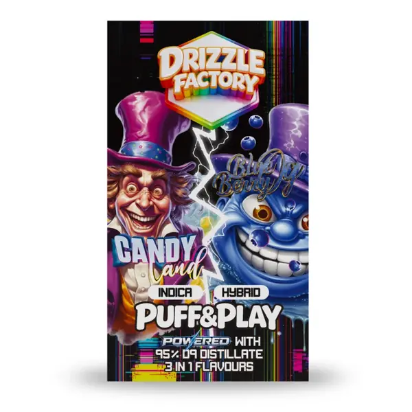 Drizzle Candy Land/Blueberry - Puff & Play 6g Vape