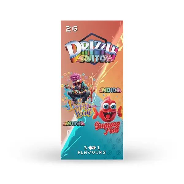 Drizzle Loopy Fruit/Gummy Fish 2g Switch Vape