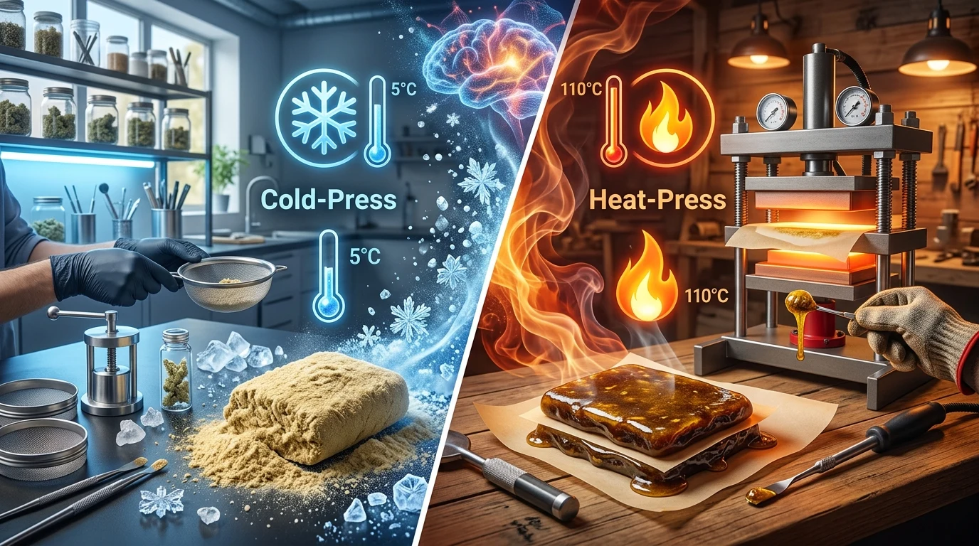 Cold-Press vs. Heat-Press Hash: Does the Method Change the High?