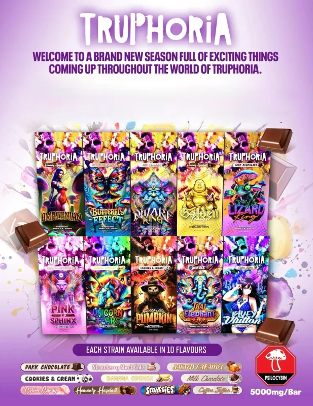 Truphoria Psilocybin Chocolate Bars 5G photo 1
